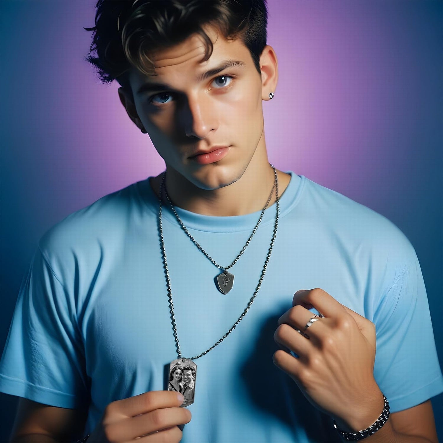 925 Silver or Dainty name necklace with desired name made of real 925 Silver or Gift for Mom Christmas gift